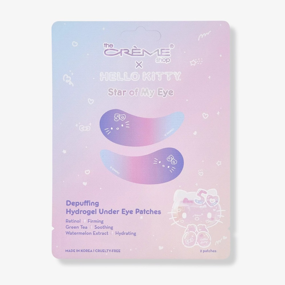 The Crème Shop x Hello Kitty 50 / Star of My Under Eye Patches /